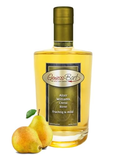 Alter Williams Christ Birne 0,5 L fruchtig u. sehr mild 40% Vol Schnaps Spirituose kein Birnenbrand Alter Williams Christ Birne 0,5 L fruchtig u. sehr mild 40% Vol Schnaps Spirituose kein Birnenbrand von Geniess-Bar!