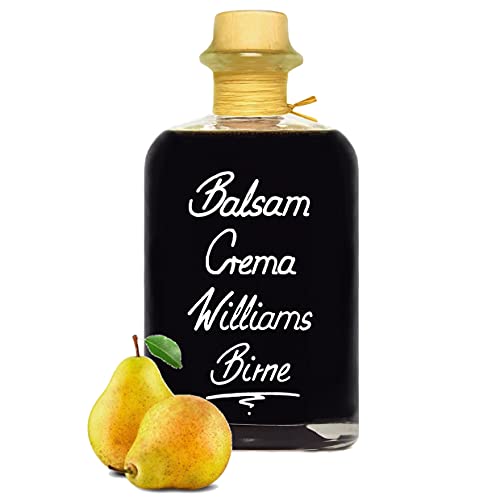 Balsamico Creme Birne 0,7L 3% Säure mit original Crema di Aceto Balsamico di Modena IGP von Geniess-Bar!