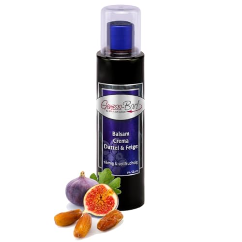Geniess-Bar! Balsamico Creme Dattel Feige (0,26 Liter) - Premium Crema di Aceto Balsamico di Modena IGP mit 3% Säure von Geniess-Bar!