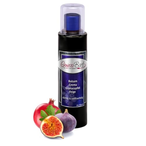 Geniess-Bar! Balsamico Creme Granatapfel & Feige (0,26 Liter) - Premium Crema di Aceto Balsamico di Modena IGP mit 3% Säure von Geniess-Bar!
