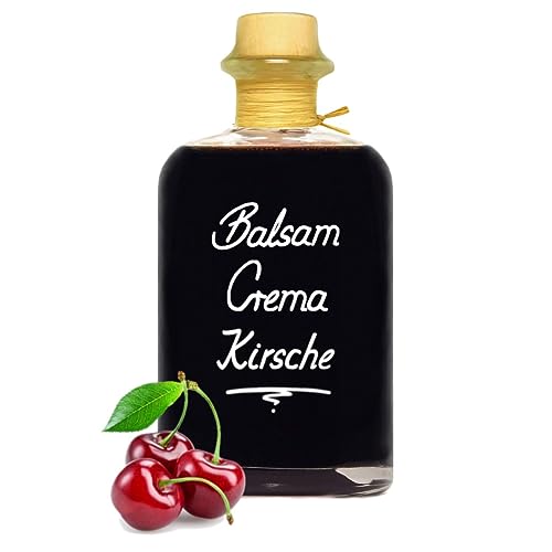Balsamico Creme Kirsch 1L 3%Säure Mit original Crema di Aceto Balsamico di Modena IGP von Geniess-Bar!