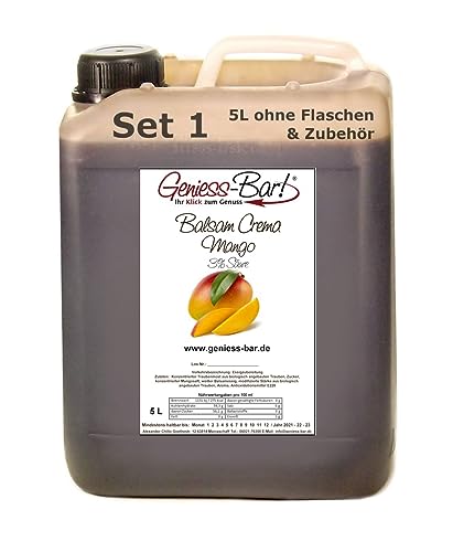 Balsamico Creme Mango 5L Balsam Essig Creme 3% Säure von Geniess-Bar!