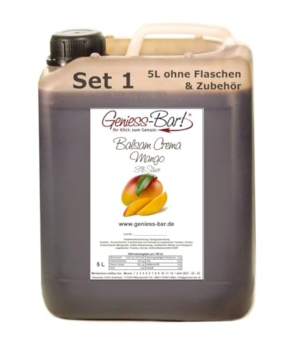 Balsamico Creme Mango 5L Balsam Essig Creme 3% Säure von Geniess-Bar!