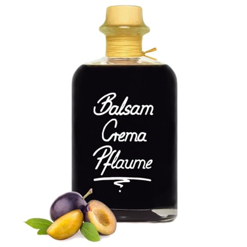Balsamico Creme Pflaume 0,5L 3% Säure mit original Crema di Aceto Balsamico di Modena IGP von Geniess-Bar!