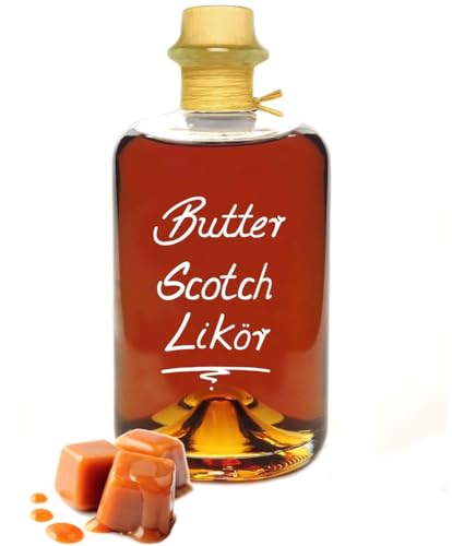 Butter Scotch Likör 1L Sehr aromatisch bonbonartig & lecker 18% Vol. von Geniess-Bar!