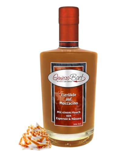 Eierlikör auf Moccacino 0,5L Sehr sämig und süffig! 20% Vol Eierlikör auf Moccacino 0,5L Sehr sämig und süffig! 20% Vol von Geniess-Bar!