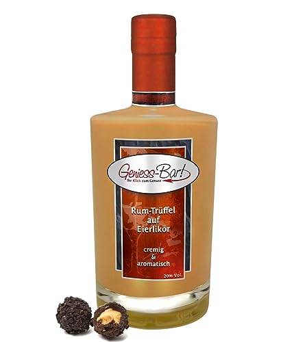 Eierlikör auf Rum Trüffel 0,35L cremig, aromatisch und sehr süffig 20% Vol von Geniess-Bar!