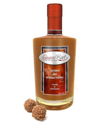 Eierlikör auf Schoko Trüffel 0,7L sehr sämig & süffig 20% Vol Eierlikör auf Schoko Trüffel 0,7L sehr sämig & süffig 20% Vol von Geniess-Bar!