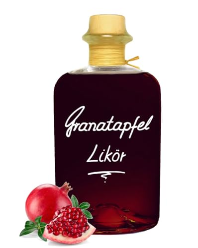 Granatapfel Likör 0,7L Fruchtbombe mit imponierend vollem Aroma 20% Vol. Fruchtlikör von Geniess-Bar!