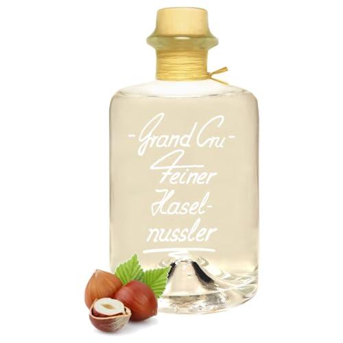 Grand Cru Feiner Haselnussler 0,5L sehr mild nach Nuss & Nougat Schnaps Obstler 40% Vol. von Geniess-Bar!