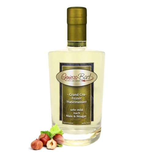 Grand Cru Feiner Haselnussler 0,7L sehr mild nach Nuss & Nougat Schnaps Obstler 40% Vol. Grand Cru Feiner Haselnussler 0,7L sehr mild nach Nuss & Nougat Schnaps Obstler 40% Vol. von Geniess-Bar!
