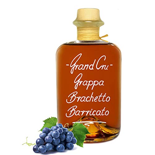 Grand Cru Grappa Brachetto Barricato Riserva 0,7 L 18 Mon. Barrique gereift 42% Vol von Geniess-Bar!