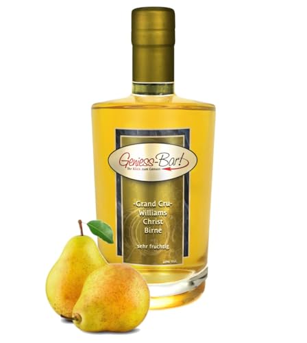 Grand Cru Williams Christ Birne 0,5L fruchtig & weich Edelspirituose Schnaps 40% kein Birnenbrand von Geniess-Bar!