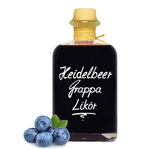 Heidelbeer Grappa Likör 0,5 L Likörspezialität aus Italien 25% Vol von Geniess-Bar!