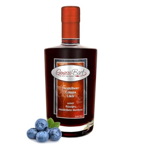 Heidelbeer Grappa Likör 0,5 L Likörspezialität aus Italien 25% Vol Heidelbeer Grappa Likör 0,5 L Likörspezialität aus Italien 25% Vol von Geniess-Bar!