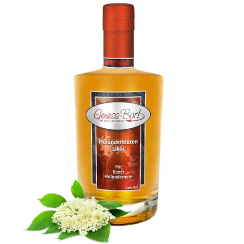 Holunder Blüten Likör 0,7L mit wunderbarem Holunderblüten Aroma 22% Vol. Holunderblütenlikör Geschenkflasche Holunder Blüten Likör 0,7L mit wunderbarem Holunderblüten Aroma 22% Vol. Holunderblütenlikör Geschenkflasche von Geniess-Bar!