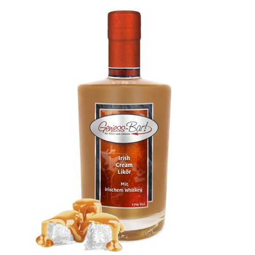 Irish Cream Whiskey 0,35 L Sahne Creme Likör 17% Vol Sahnelikör Cremelikör Whiskylikör von Geniess-Bar!