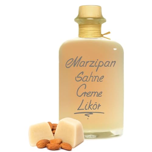 Marzipan Sahne Creme Likör 1L Ein Traum von Mandeln und Sahnecreme 16% Vol. von Geniess-Bar!