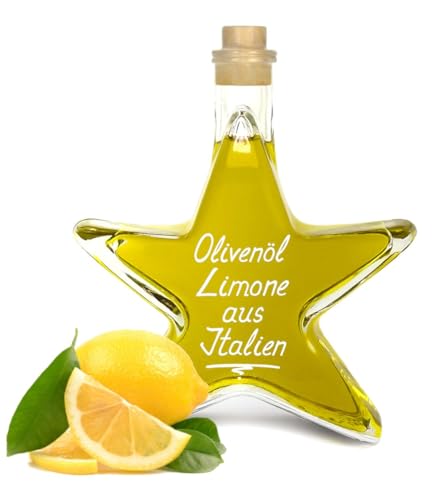 Olivenöl Limone Zitrone aus Italien 0,2 L Sternflasche sehr aromatisch extra vergine von Geniess-Bar!
