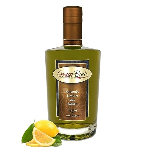 Olivenöl Limone Zitrone aus Italien 0,5L extra vergine erste Kaltpressung von Geniess-Bar!