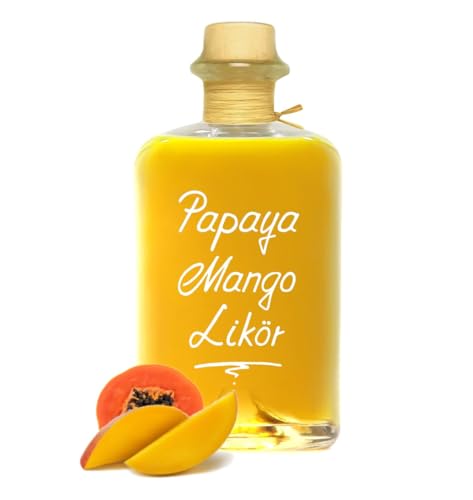 Papaya Mango Likör 0,5L 18% Vol. herrlich exotisch mit intensiver Frucht Papaya Mango Likör 0,5L 18% Vol. herrlich exotisch mit intensiver Frucht von Geniess-Bar!