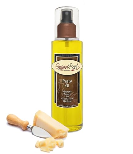 Pasta Öl Sprühflasche 0,26 L wie herzhafter italienischer Hartkäse VEGAN Pumpspray von Geniess-Bar!