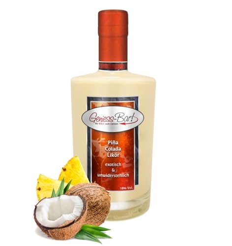 Pina Colada Sahne Creme Likör 0,7L einfach unwiderstehlich 18% Vol von Geniess-Bar!