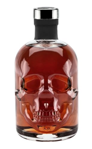 Rum 15 Jahre 0,5L Piraten Skull Totenkopf Flasche Caribbean Ron Solera Reserva 40% Vol 500ml von Geniess-Bar!