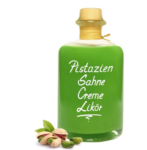 Pistazien Sahnecreme Likör 0,7L Top Qualität Pistazienlikör Sahnelikör Cremelikör 16% Vol von Geniess-Bar!