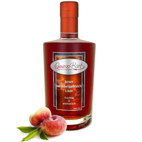 Roter Weinbergpfirsich Likör 0,5L saftig aromatisch & lecker! 18% Vol Roter Weinbergpfirsich Likör 0,5L saftig aromatisch & lecker! 18% Vol von Geniess-Bar!