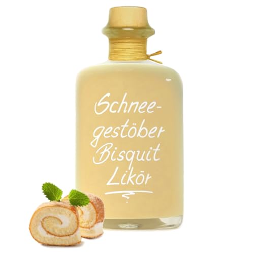 Schneegestöber Bisquit Sahnelikör 1L 15% Vol. Nach frischem warmen Kuchen & einem Hauch Vanille Schneegestöber Bisquit Sahnelikör 1L 15% Vol. Nach frischem warmen Kuchen & einem Hauch Vanille von Geniess-Bar!