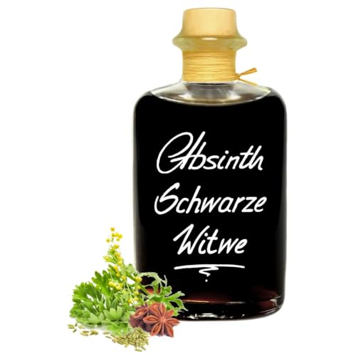 Schwarzer Absinth 0,7L Schwarze Witwe maximaler Thujongehalt 35mg/L 55% Vol. von Geniess-Bar!