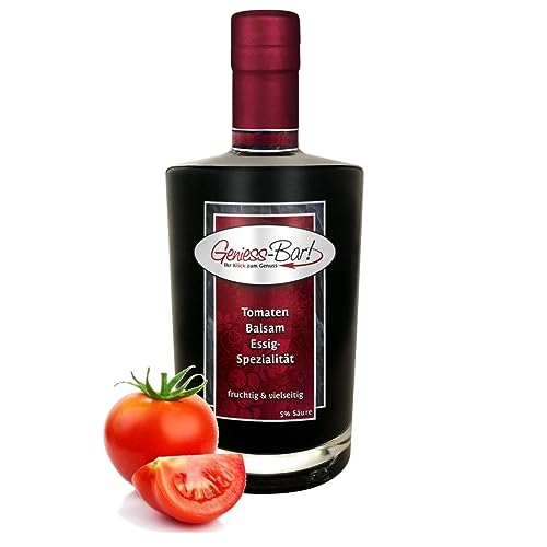 Tomaten Balsam Essig - Spezialität 0,7L fruchtig würzig & sehr vielseitig 5% Säure von Geniess-Bar!