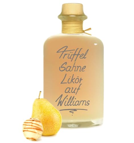 Trüffel Sahne Likör auf Williams Birnenbrand 0,7L exklusiver Verführer 18% Vol Trüffel Sahne Likör auf Williams Birnenbrand 0,7L exklusiver Verführer 18% Vol von Geniess-Bar!