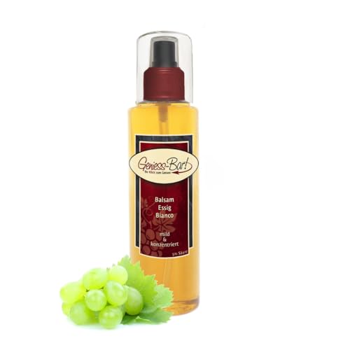 Weißer Balsam Essig Bianco Sprühflasche 0,26L Sehr mild & konzentriert 5% Säure Pumpspray von Geniess-Bar!