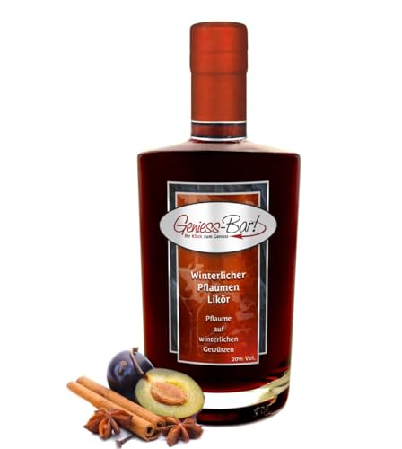 Winterlicher Pflaumen Likör 0,5L aromatisch saftig & lecker 20% Vol. Winterlicher Pflaumen Likör 0,5L aromatisch saftig & lecker 20% Vol. von Geniess-Bar!