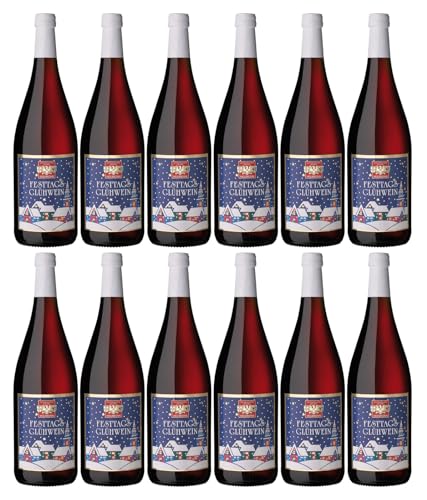 Festtags-Glühwein rot, Genossenschaftskellerei Heilbronn, Württemberg (12 x 1,0 l) von Genossenschaftskellerei Heilbronn