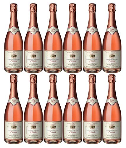 Heilbronner Staufenberg Cuvée Rosé Sekt Dry, Genossenschaftskellerei Heilbronn, Württemberg (12 x 0,75 l) von Genossenschaftskellerei Heilbronn