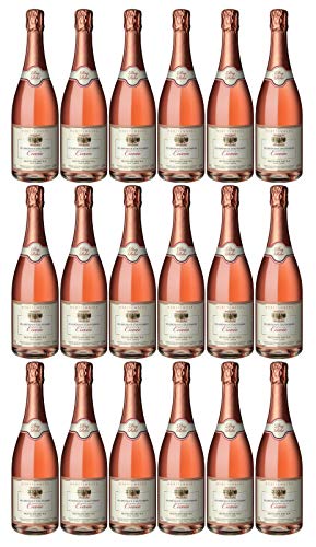 Heilbronner Staufenberg Cuvée Rosé Sekt Dry, Genossenschaftskellerei Heilbronn, Württemberg (18 x 0,75 l) von Genossenschaftskellerei Heilbronn