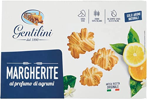 3x Gentilini Margherite Biscotti al profumo di agrumi ZitrusKekse biscuits cookies 100% Italienische Kekse 250g von Gentilini