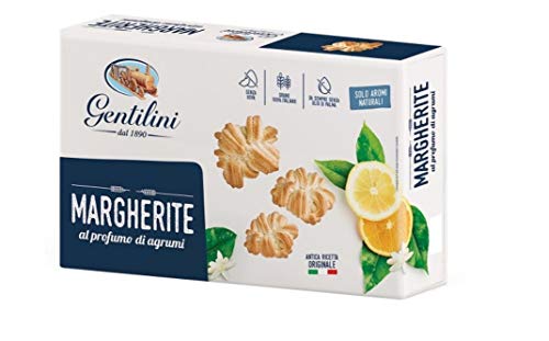 6x Gentilini Margherite Biscotti al profumo di agrumi ZitrusKekse biscuits cookies 100% Italienische Kekse 250g von Gentilini