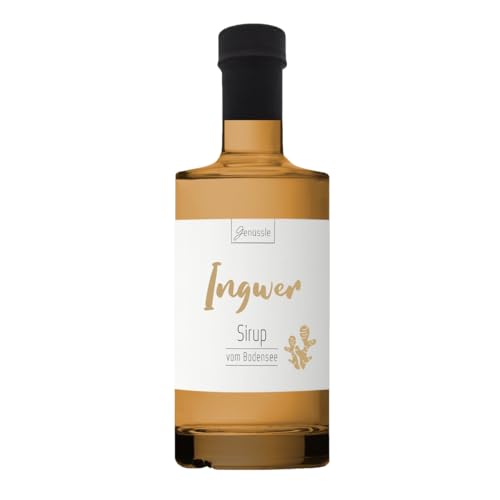 BIO Ingwer-Sirup 3x 350ml - Genüssle Ingwer Sirup vom Bodensee - Ingwersirup aus rein natürlichen Zutaten und ohne Zusatzstoffe BIO Ingwer-Sirup 3x 350ml - Genüssle Ingwer Sirup vom Bodensee - Ingwersirup aus rein natürlichen Zutaten und ohne Zusatzstoffe von Genüssle