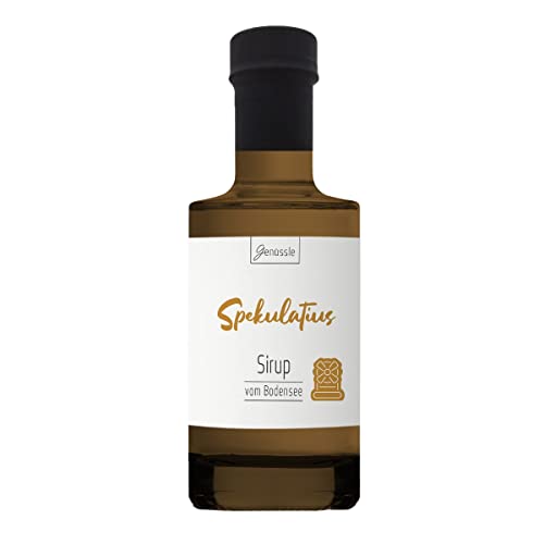 BIO Spekulatius-Sirup 200 ml - Genüssle Spekulatius Sirup vom Bodensee - Winter Sirup - natürlich ohne Zusatzstoffe von Genüssle