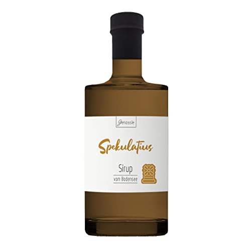 BIO Spekulatius-Sirup 700ml - Genüssle Spekulatius Sirup vom Bodensee - Winter Sirup - natürlich ohne Zusatzstoffe von Genüssle