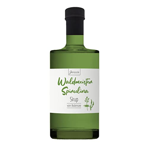 BIO Waldmeister-Spirulina-Sirup 700 ml - Genüssle Waldmeister Sirup vom Bodensee mit blauem Spirulina von Genüssle