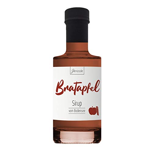 Bratapfel-Sirup 200ml - Genüssle Apfelsirup vom Bodensee - Bratapfel Sirup - Äpfel vom Bodensee - natürlich ohne Zusatzstoffe von Genüssle