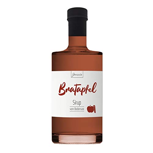 Bratapfel-Sirup 700ml - Genüssle Apfelsirup vom Bodensee - Bratapfel Sirup - Äpfel vom Bodensee - natürlich ohne Zusatzstoffe von Genüssle