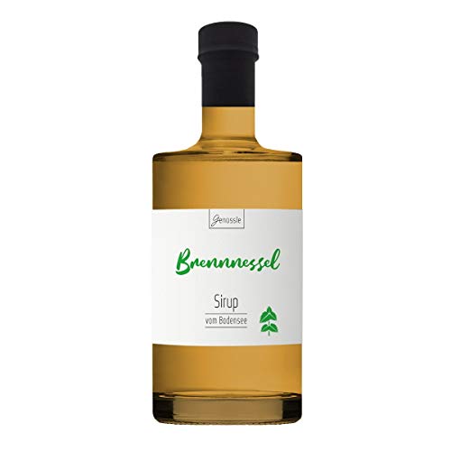 Brennnessel Sirup 700ml - Genüssle Brennnesselsirup vom Bodensee - Sirup für heiße Tage zum eiskalt genießen von Genüssle