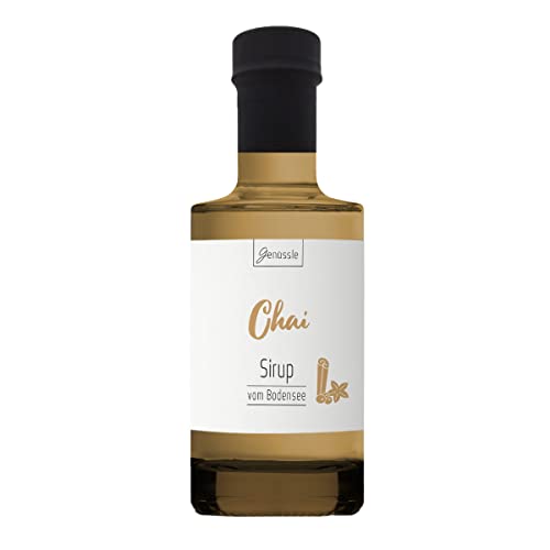 Chai-Sirup 200ml - Genüssle Gewürzsirup aus Langenargen am Bodensee - Winterlicher Chaisirup - natürlich ohne Zusatzstoffe von Genüssle