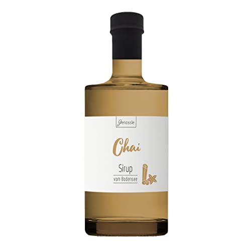 Chai-Sirup 700ml - Genüssle Gewürzsirup aus Langenargen am Bodensee - Winterlicher Chaisirup - natürlich ohne Zusatzstoffe von Genüssle